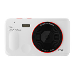 72MP Digital Camera 2.5K Video HD Camera 2.4 Inch Screen, 16x Zoom,Auto Focus,Handheld Camera for Kids Beginner Travel Home Photography Color White product
